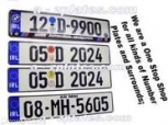 Number Plates