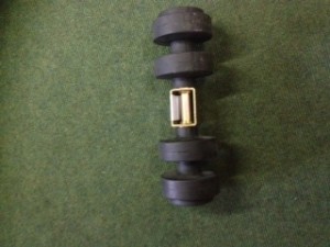 DOUBLE DUMBELL BOAT ROLLER CW BRACKET